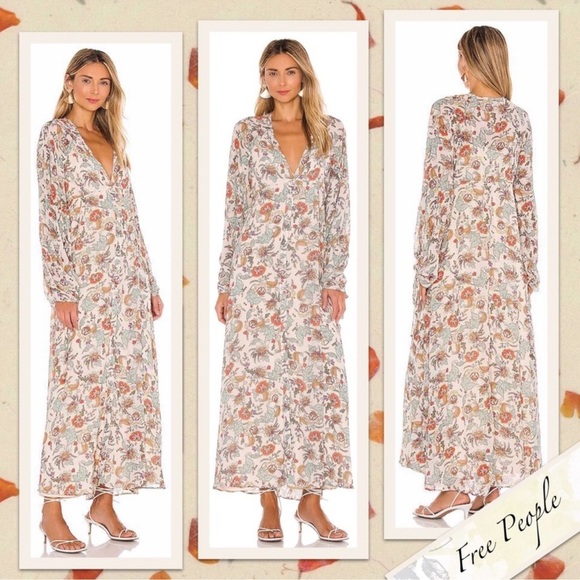 Free People Dresses & Skirts - Free People Size xs Floral Festival Maxi Dress